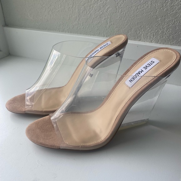 Steve Madden Shoes - Steve Madden Evolve Clear Heels